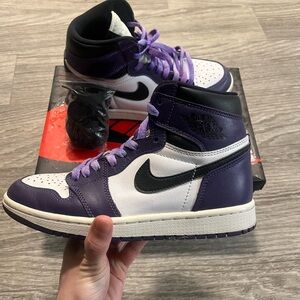 Air Jordan Retro High OG Court purple Jordan 1